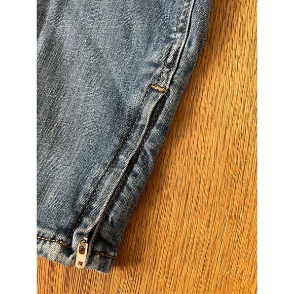 Pistola Skinny Jeans Distressed Zipper at ankles Size 27 - Picture 3 of 8